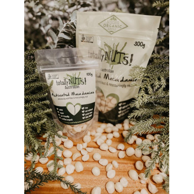 Activated Macadamias 100g by TOTALLY NUTS