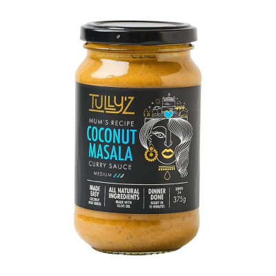 Coconut Masala Curry Sauce (Medium) 375g by TULLY'Z