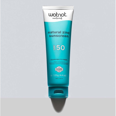 50+ SPF Natural Zinc Face Sunscreen with CoQ10 50g by WOTNOT