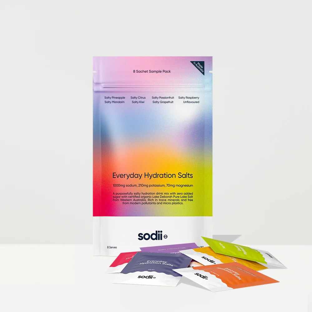 Sodii Everyday Hydration Salts, 8 sachet sample pack