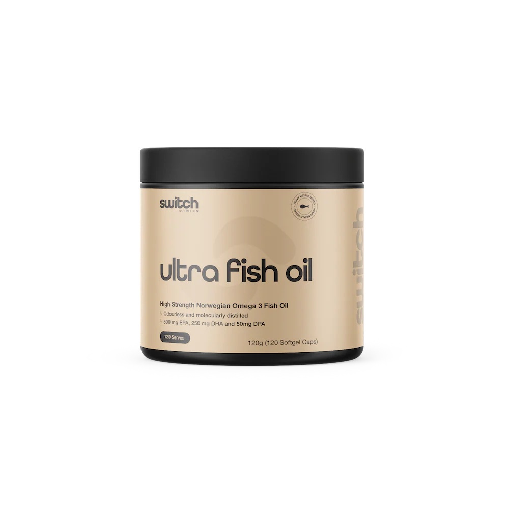 Switch Nutrition Ultra Fish Oil Capsules, 120