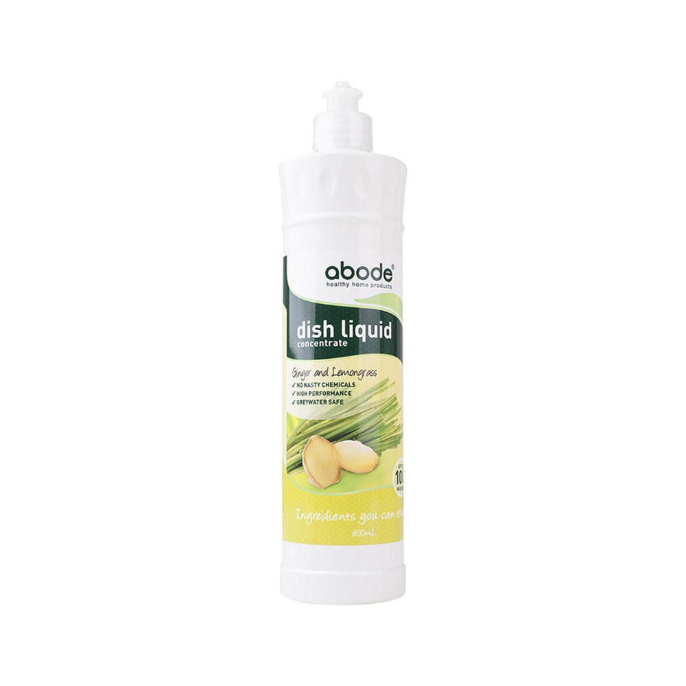 Abode Dish Liquid Concentrate, Ginger & Lemongrass 500ml