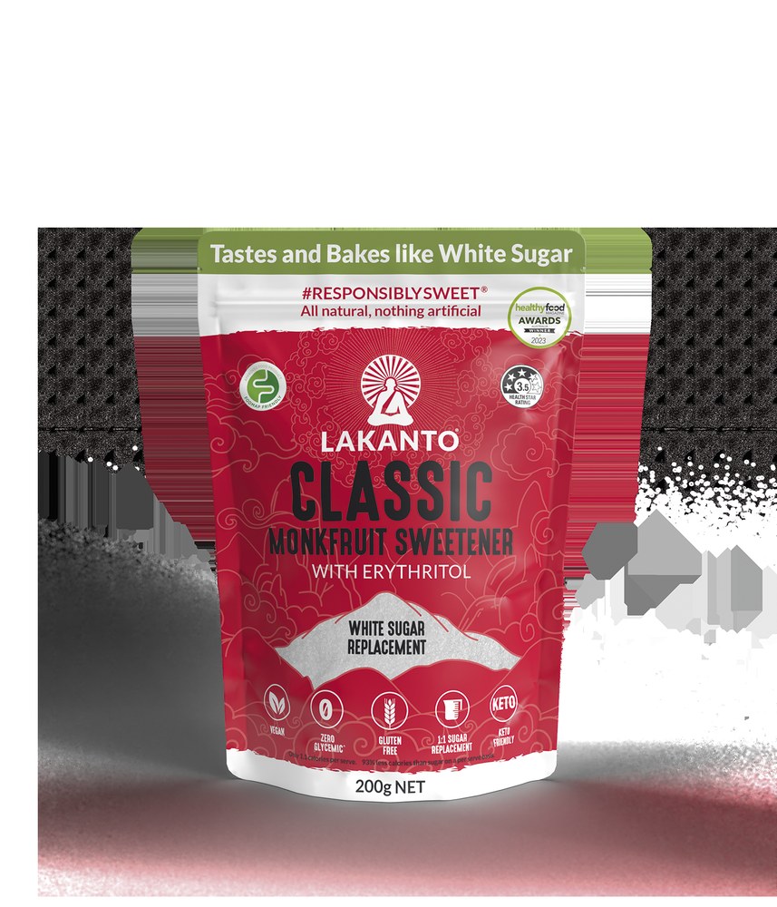 Lakanto Monkfruit Sweetener with Erythritol, Classic 200g