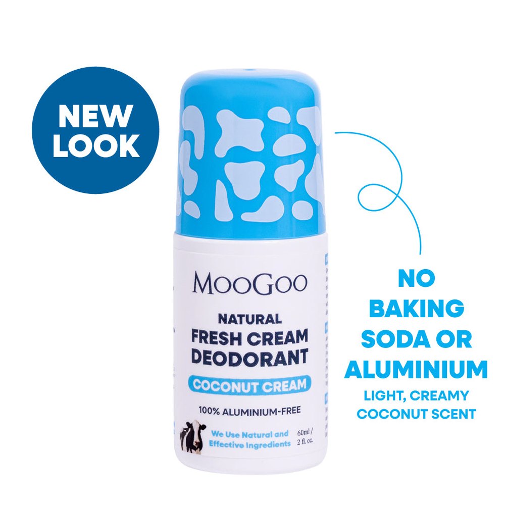 MooGoo Natural Fresh Cream Deodorant, Coconut 60ml