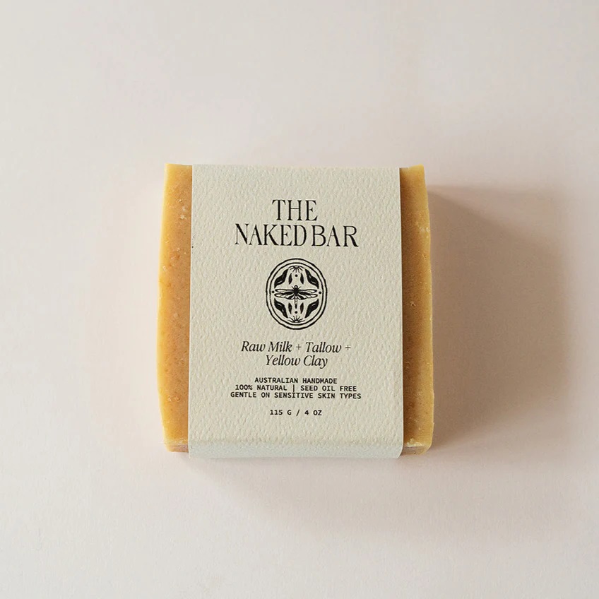 Naked Tallow Raw Milk & Tallow Soap Bar, 115g