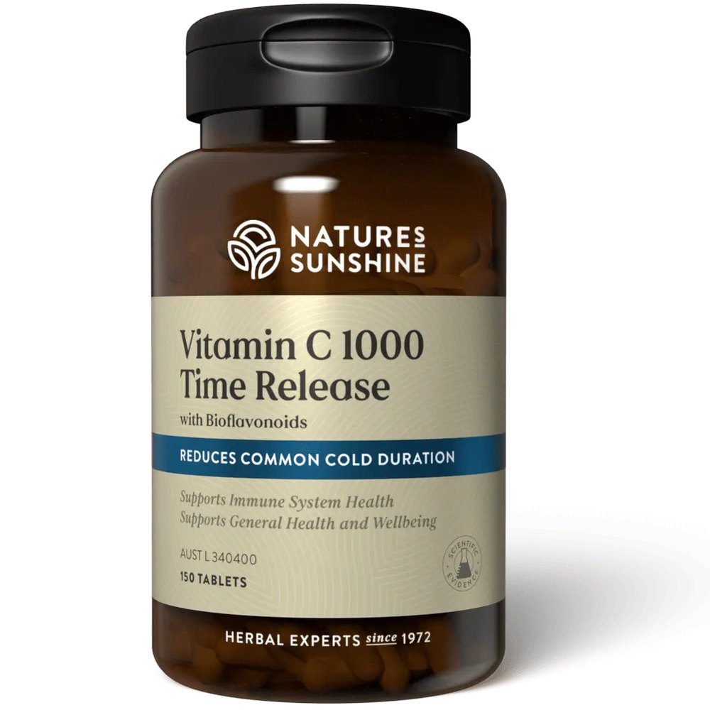 Nature's Sunshine Vitamin C 1000 Time Release, 150 tablets