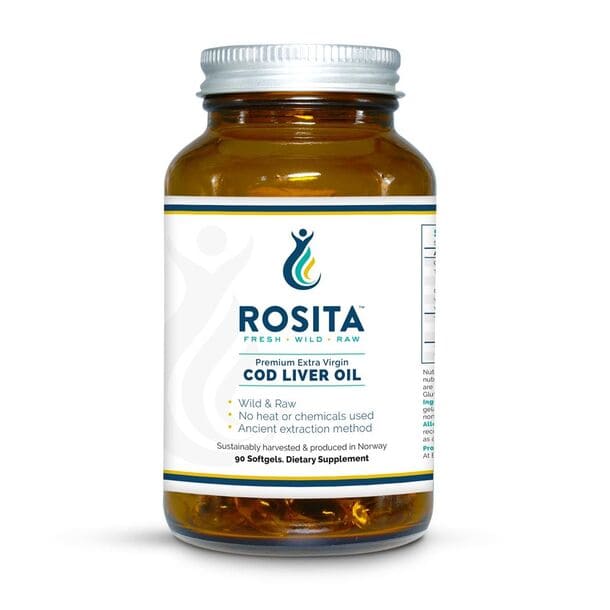 Rosita Cod Liver Oil Softgels, 90