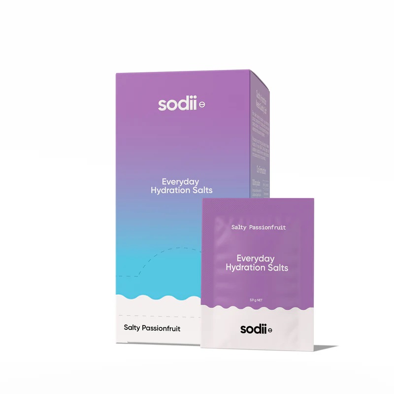 Sodii Everyday Hydration Salts, Salty Passionfruit 30 pack