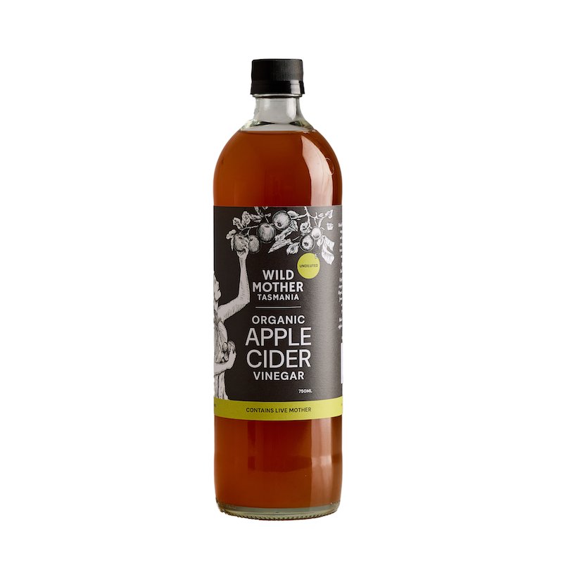 Wild Mother Tasmania Organic Australian Apple Cider Vinegar, 750ml